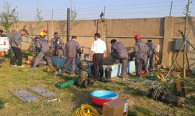 通辽市大沽河供水涵洞流量监测
